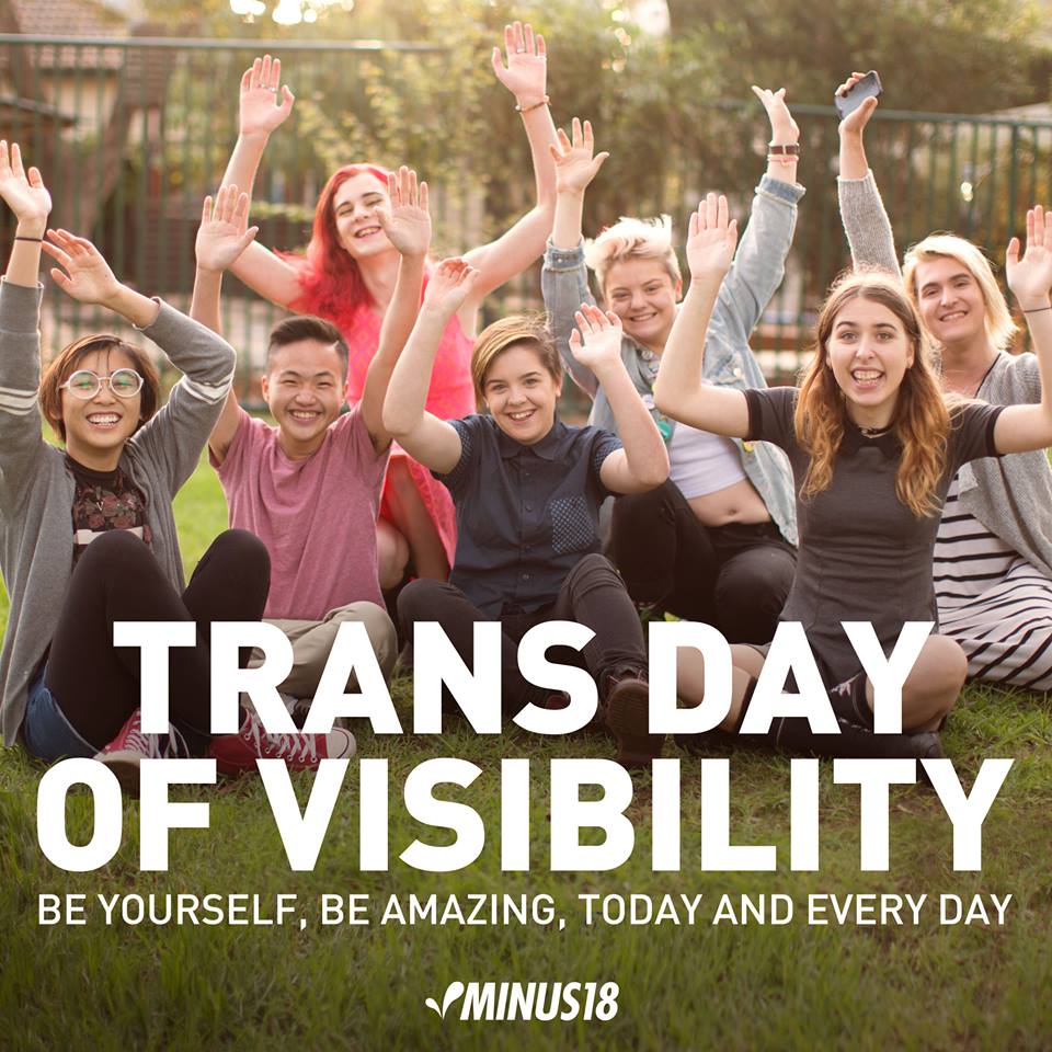 samesame's tweet photo. Today we're helping get the word out about Transgender Day of Visibility: https://t.co/u5XRaN9qTr #TDOV https://t.co/14QZhs2Mvg