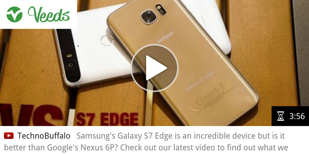 veedstech's tweet photo. VIDEO S7 Edge vs Nexus 6P: The Ultimate Showdown ► https://t.co/kjvXf2tD9v https://t.co/LXWY0n9rue