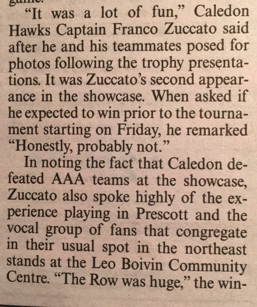 The_RowRules's tweet photo. You boys won The Row support with your play! Played like AAA all weekend! #Leader #Heart #GoHard @FrancoZuccato https://t.co/IuX6gD4C0O