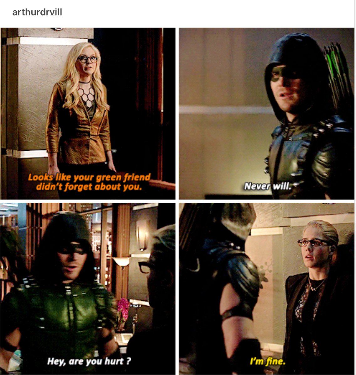 StarlingCityJ's tweet photo. Fantastic #Arrow ep, so fun &amp; meaningful, loved Thea &amp; Felicity, Mama Smoak, Curtis, #Olicity tidbits, amazing job🏹💚 https://t.co/GkgcPyCe1Q