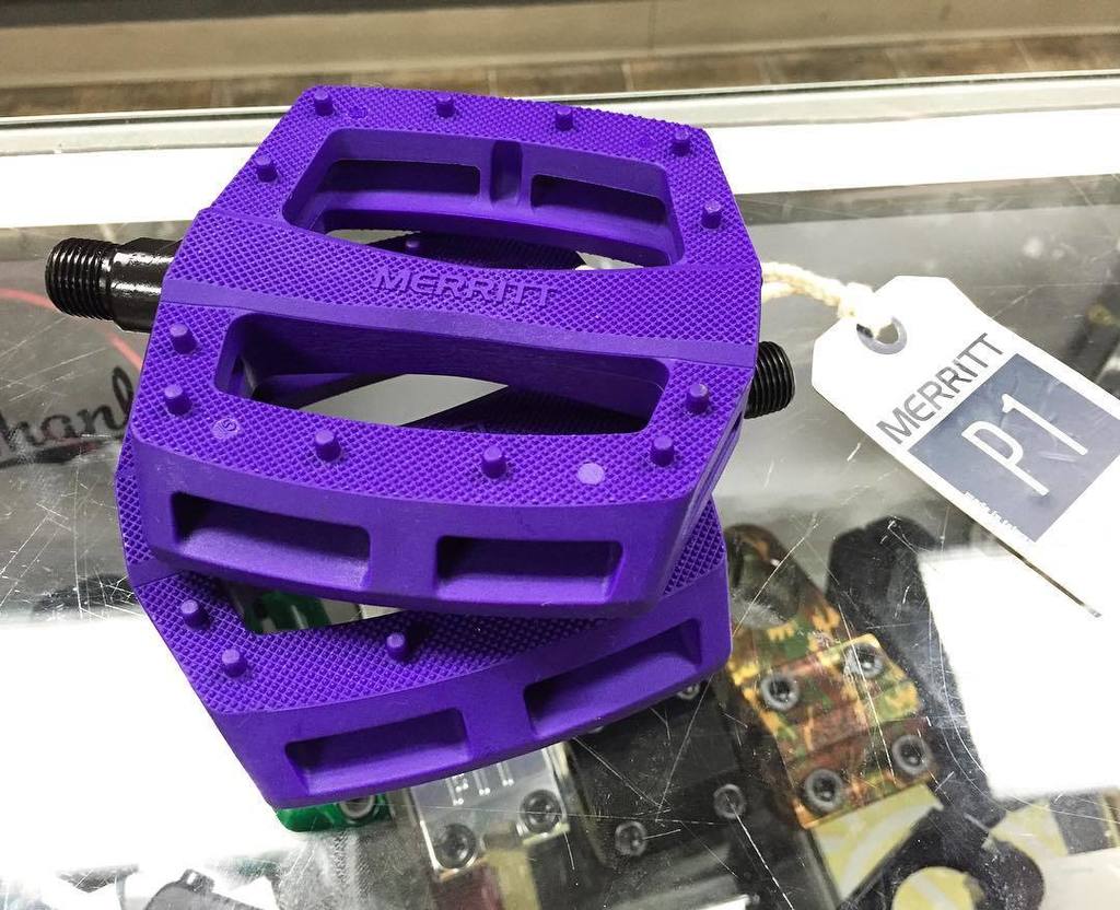 thesecretbmx's tweet image. In store and online at THESECRETBMX.COM. @merrittbmx P1 pedals. #BMX #pedals #bmxpedals #merrittbmx #merrit…
