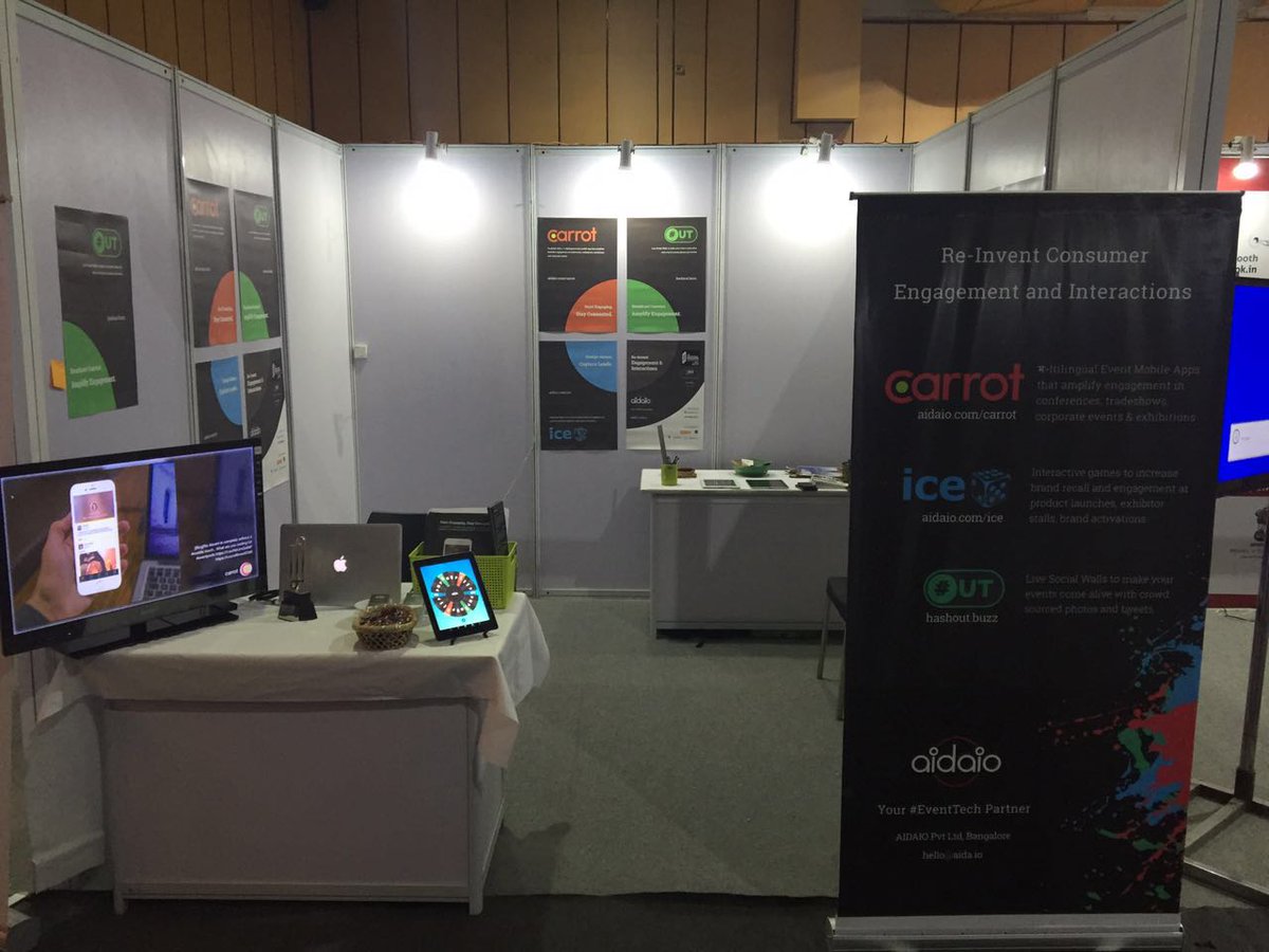 carrot_event's tweet photo. Aidaio at #miceindia!! We are excited to meet you at stall 7A.. #MakeInIndia #meetinindia #eventtech #eventprofs https://t.co/FRwEtysnWI