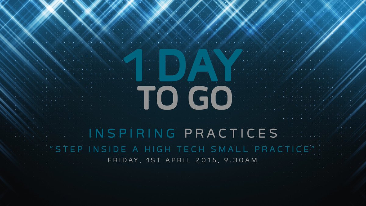 1 day to go, don't miss out...bit.ly/21PJIqG