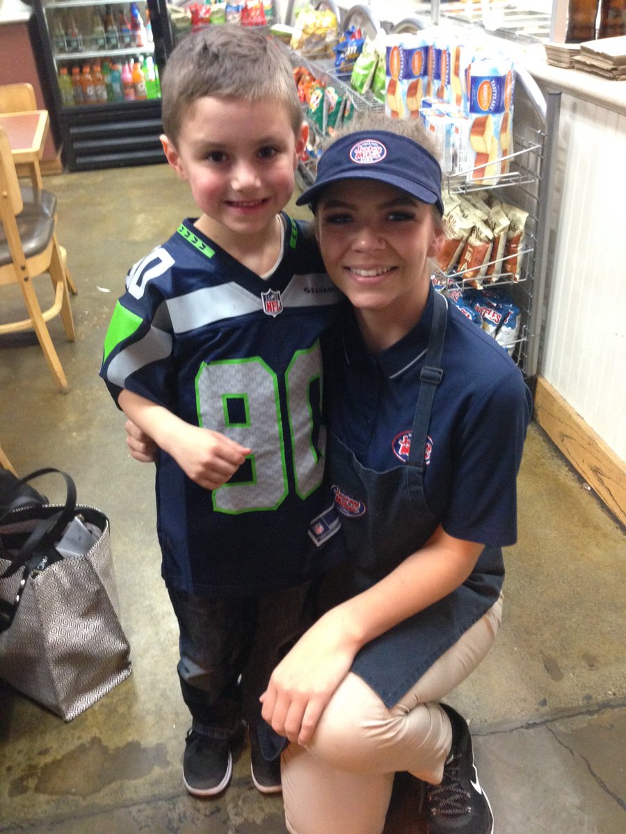 xoxobybre's tweet photo. Rocking his @ThaMonstar jersey while raising money today!! #changetheworld #monstarstrong #hisHero https://t.co/J3IDMGJh8q
