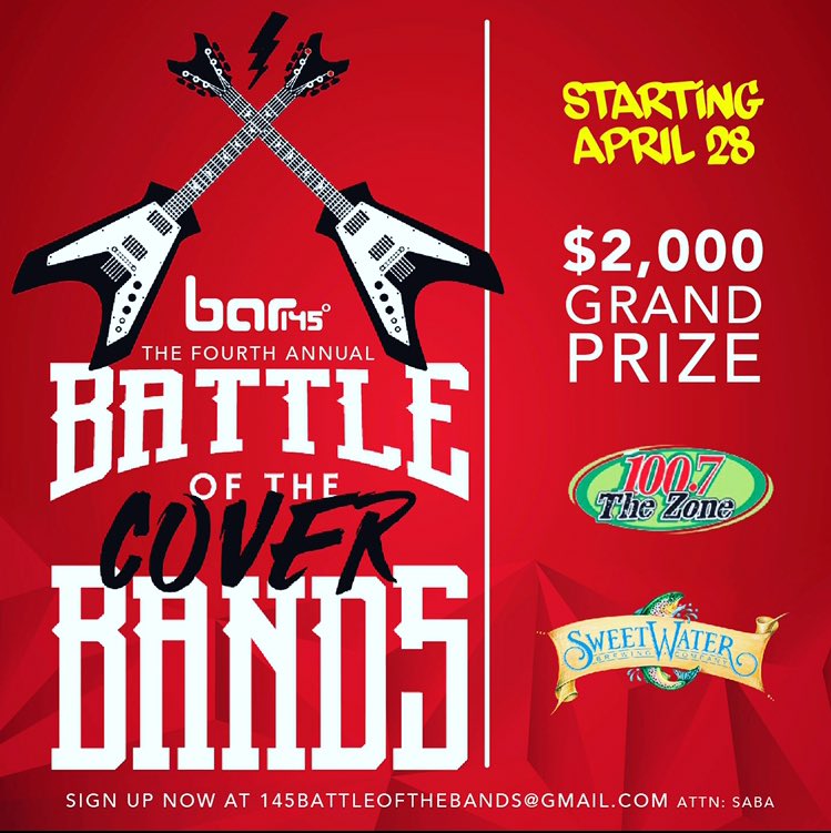 Bar145Toledo's tweet photo. Email 145battleofthebands@gmail.com for info &amp; Registration Packet! #bar145 #battleofthebands #bands #music #toeldo https://t.co/2fpii6d6kv