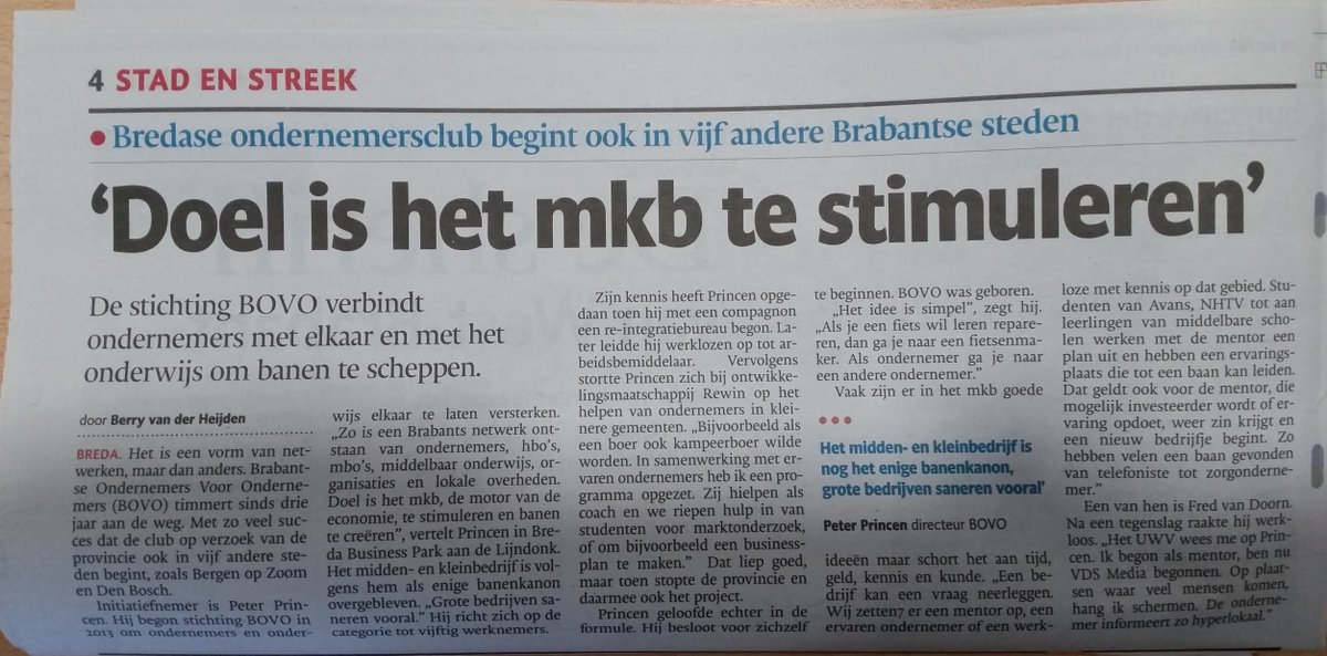 BOVO in het nieuws!