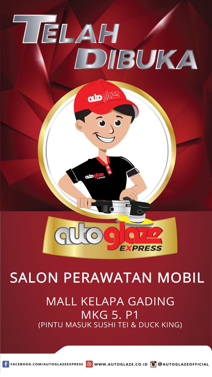 autoglazeID's tweet photo. Kesempatan dapat free voucher utk pelayanan express premium dari kami dengan mengunjungi https://t.co/jWXvH8nklw https://t.co/3IScpfReH6