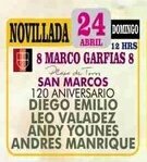 castabravamx's tweet photo. 24abr 18hrs novillada @TorosSanMarcos de @Aguascalientes @DiegoEmilio_ @leo_valadez97 @AndyYounes #AndresManrique https://t.co/ztO4WfOSHR