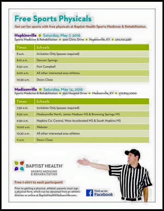Wchs_Athletic's tweet photo. Free sports physicals #1WC https://t.co/rDlwsGj8tR