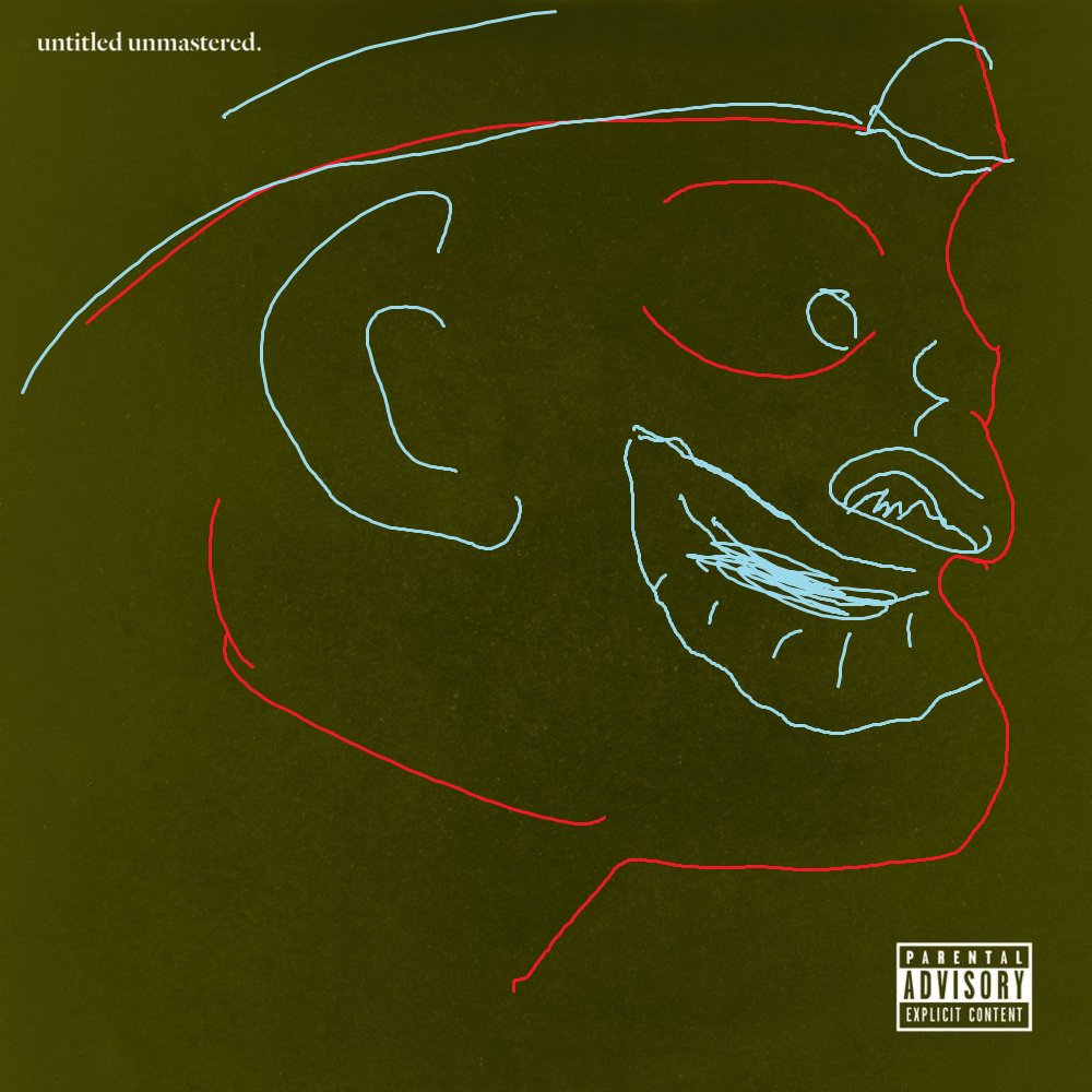 JoshSmoot's tweet photo. @kendricklamar Is there a face on the cover of untitled unmastered? https://t.co/eK4QDJzjIP