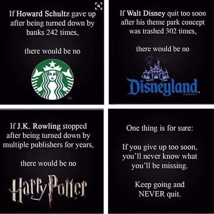 tailopez's tweet image. Are you letting failures prevent you from getting started? #badassesneverquit