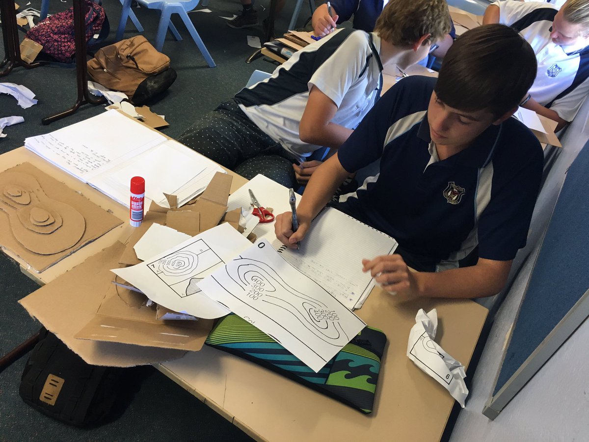 mrhfromaus's tweet photo. @YassHighSchool Geo students working on #topographical #maps. #geography #geographyteacher #geoisfun https://t.co/qSRExElqCf