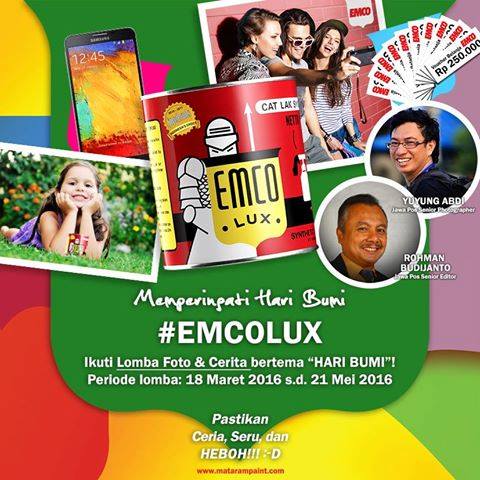 EMCOPaint's tweet photo. So, tunggu apa lagi? Yuk, ikutan lomba EMCO. Pilih sendiri LOMBA-mu dan menangkan hadiahnya! #EMCOlux https://t.co/SRn3xIyCHa