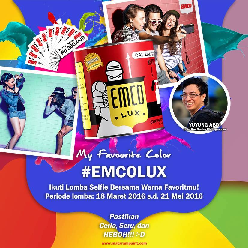 EMCOPaint's tweet photo. So, tunggu apa lagi? Yuk, ikutan lomba EMCO. Pilih sendiri LOMBA-mu dan menangkan hadiahnya! #EMCOlux https://t.co/SRn3xIyCHa