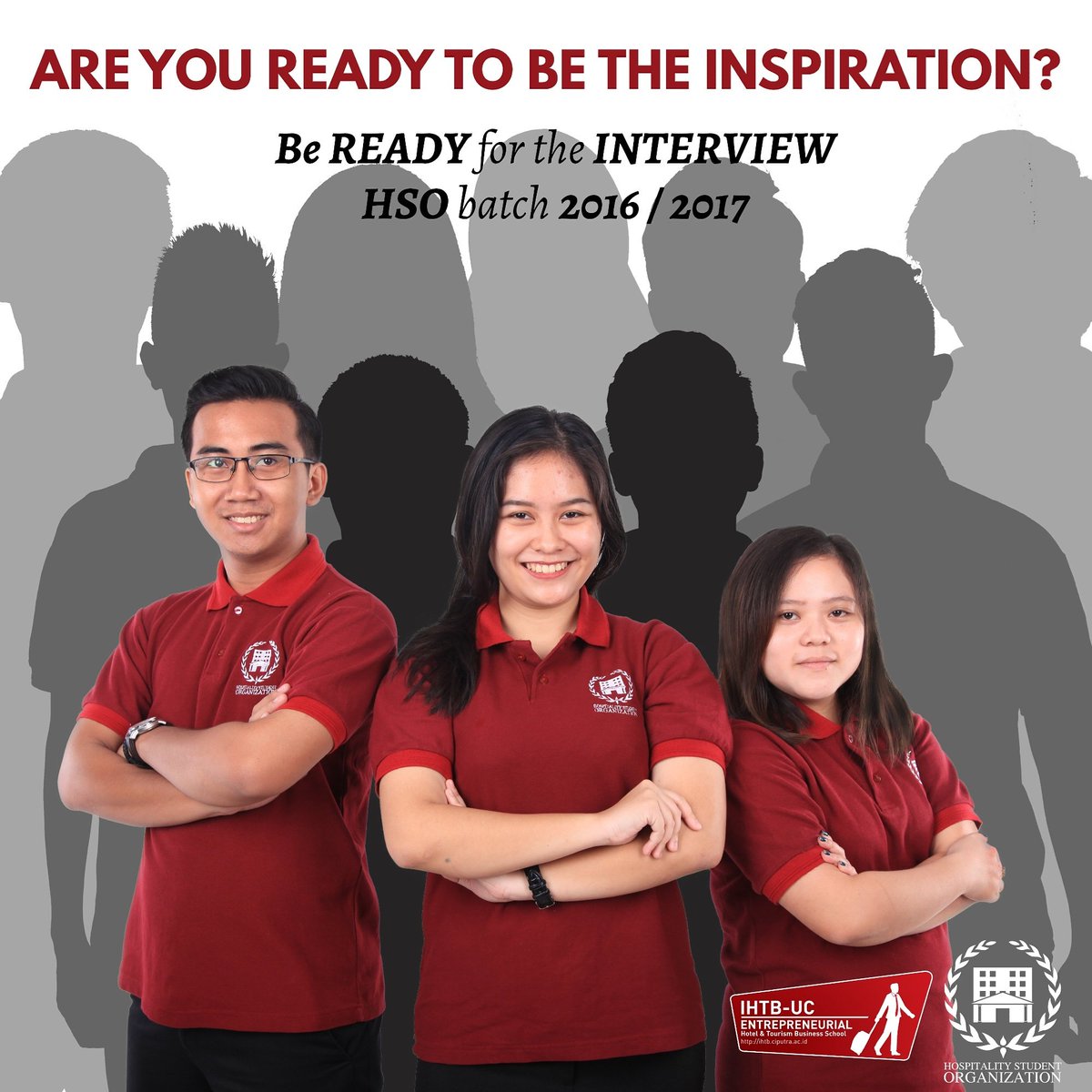IHTB_UC's tweet photo. Prepare yourself for the interview of HSO batch 2016/2017. Get ready and inspire others!!! https://t.co/0XdURveJD1