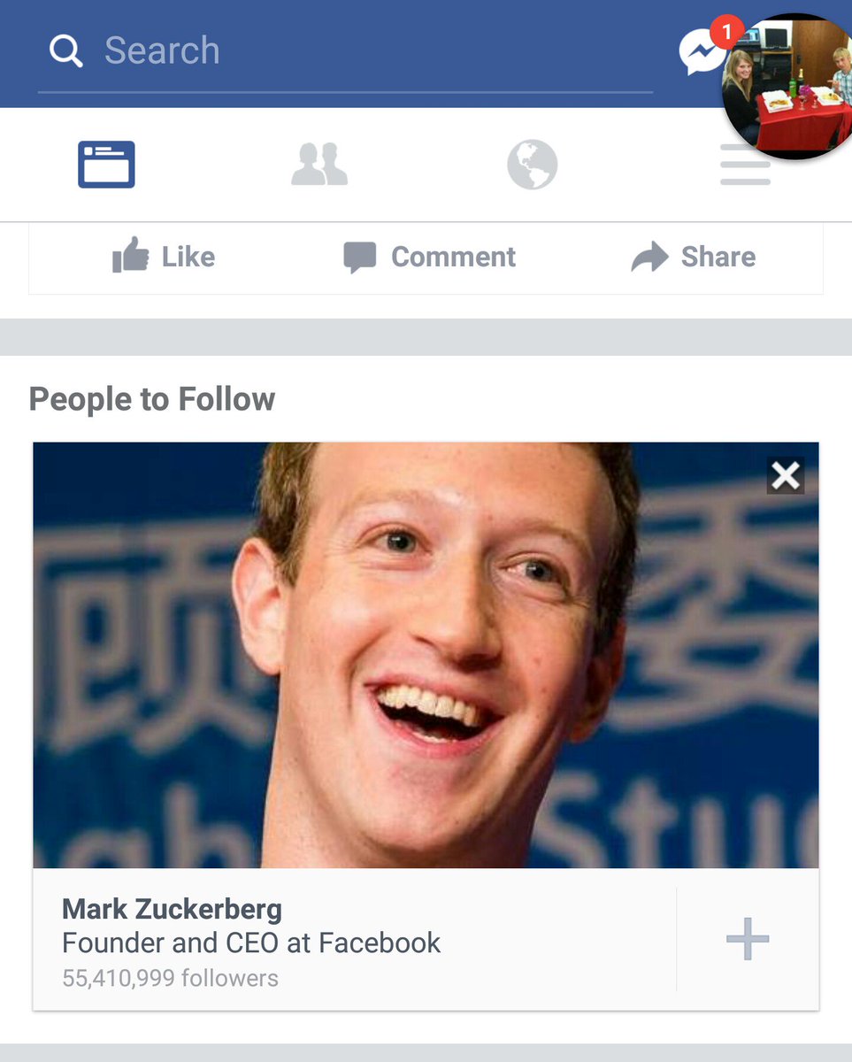 sdfarmer275's tweet photo. Nice try Zuckerberg. Using your own creation to get more followers https://t.co/exZQz6kyNr