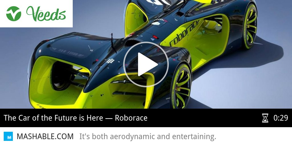 veedstech's tweet photo. VIDEO Get your first glimpse at a Roborace autonomous racecar #tech #socialmedia ► https://t.co/9abRjbGTDL https://t.co/Hv5y3tHNny