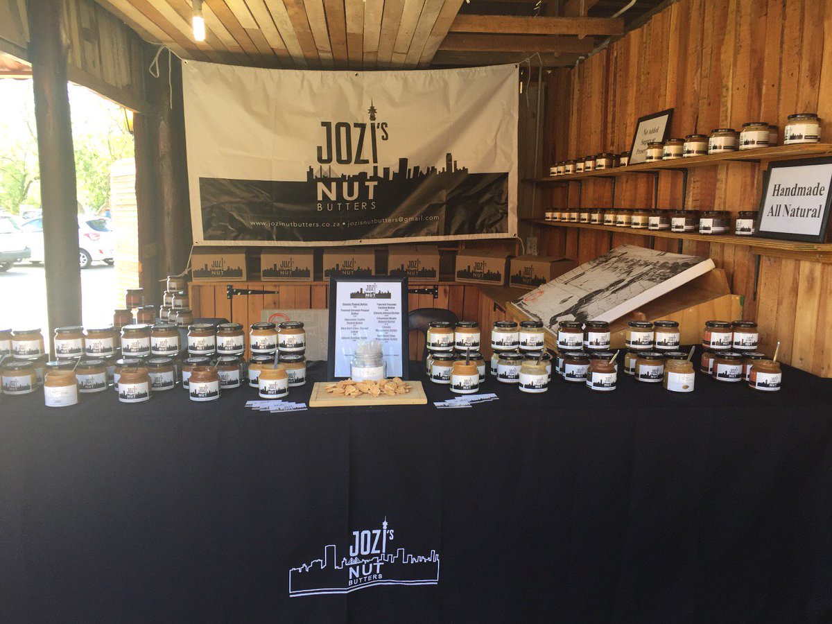 JozisNutButters's tweet photo. Gonna b an awesome day@Bryanston Organic Market today...came say hi...and grab ur favorite nut butter https://t.co/b0LZHXZ6Za