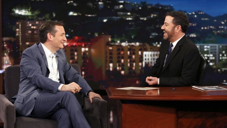 THR's tweet photo. Ted Cruz Tells @jimmykimmel About His Short-Lived Dream of Becoming an Actor https://t.co/kOXyKg3vot https://t.co/3nnvlVJoDp