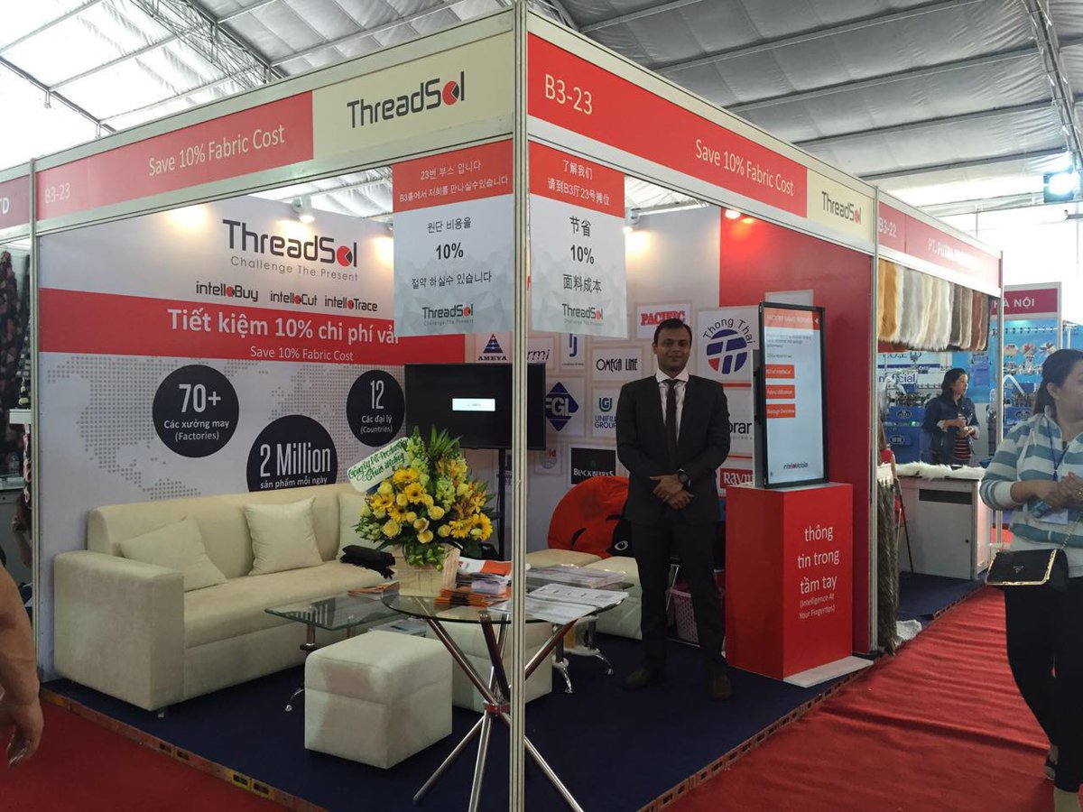 threadsol's tweet photo. 4 languages. 1 booth. Global reach. Waiting for you guys at Hall B3 #23 to spread our #WarAgainstWastage #Saigontex https://t.co/haujRvwcx3