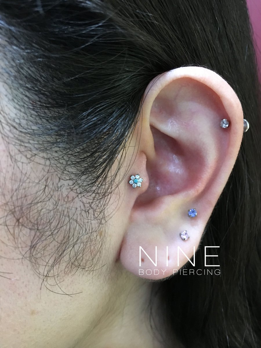 フラワープリント 新品未使用 アナトメタル フラワーエンド レインボー