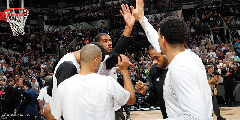spurs's tweet photo. ICYMI: Last night we became the first @NBA team to start the season 38-0 at home https://t.co/1vEOq6yFLI