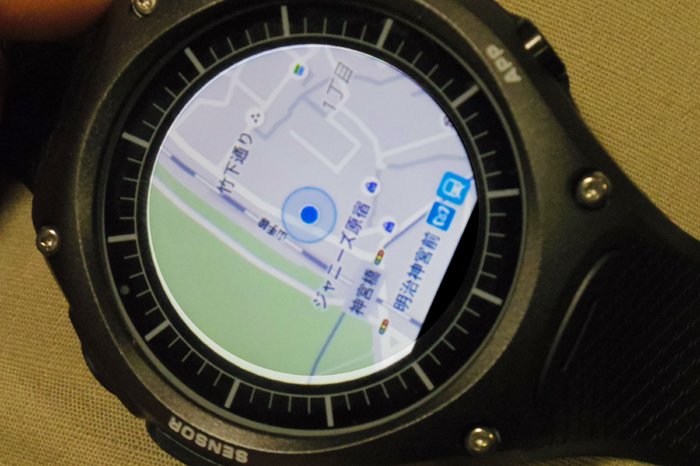 ISGgreen's tweet photo. #原宿店 です
＃AndroidWear 対応 #CASIO「WSD-F10」
街でも地図を表示させて現在地を確認！
山だけではなくお散歩でも大活躍(^o^)
＃SmartOutdoorWatch ＃WSDF10 ＃アウトドア https://t.co/KDiCLOfko3