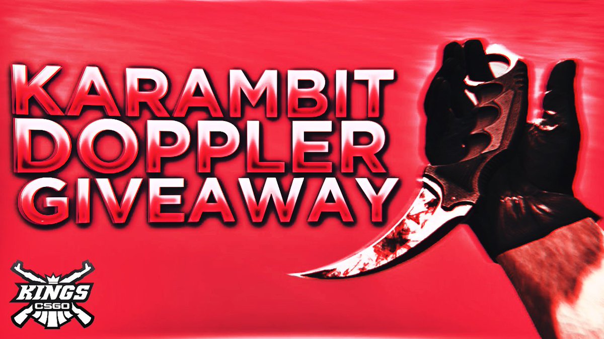 OfficialCSKings's tweet image. CSGO Giveaway! Want to Win a Factory New Karambit Doppler? Here's How To Enter: gleam.io/1axvv/factory-…