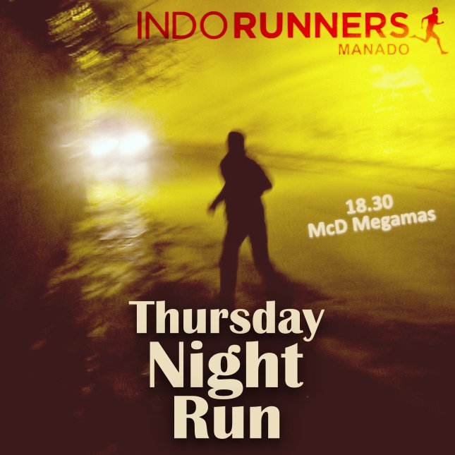 IndoRunnersMDC's tweet photo. malam jumat sudah nggak terasan serem lagi, karena ada #TNR #MariJoLari #MariLari #SehatItuKeren cc @IndoRunners https://t.co/gFYCjWojcx