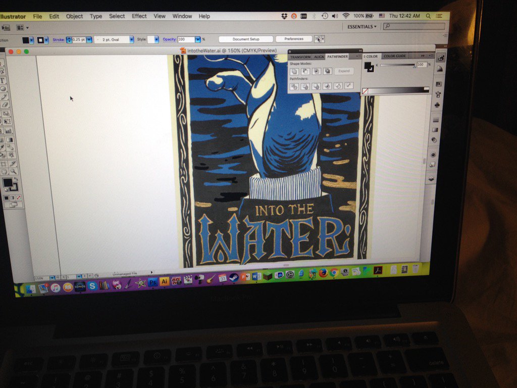 BookPaperMFA's tweet photo. Using Illustrator? Oh no, this is getting a bit graphic-designy... https://t.co/UTeanxc6f3