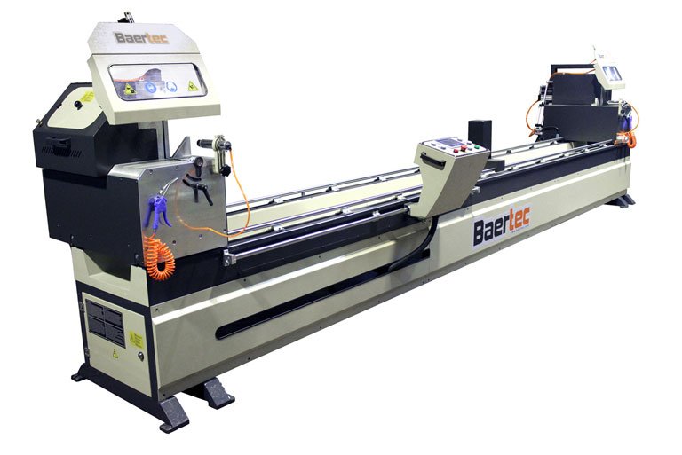 BaertecMachine's tweet photo. Double head cutting machine 500 mm special 5000 mm cutting size https://t.co/W6A70Vi0jI