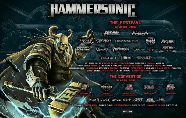 Official Full Lineup Poster #hammersonic2016 #magnitudehammersonic #soulofsteel