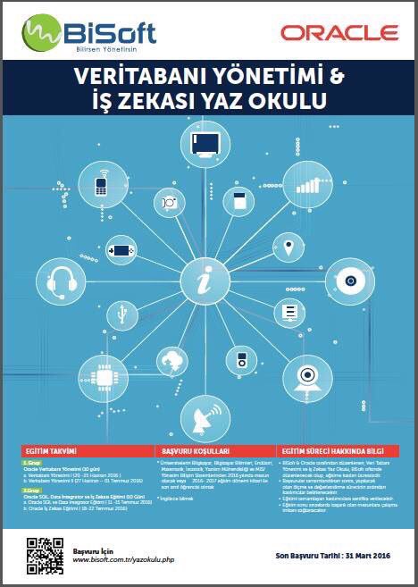 hacettepetech's tweet photo. Firmamız BiSoft'un, Oracle ile birlikte düzenlediği yaz okuluna kayıtlarınızı bekliyoruz. https://t.co/PmsM838NaH