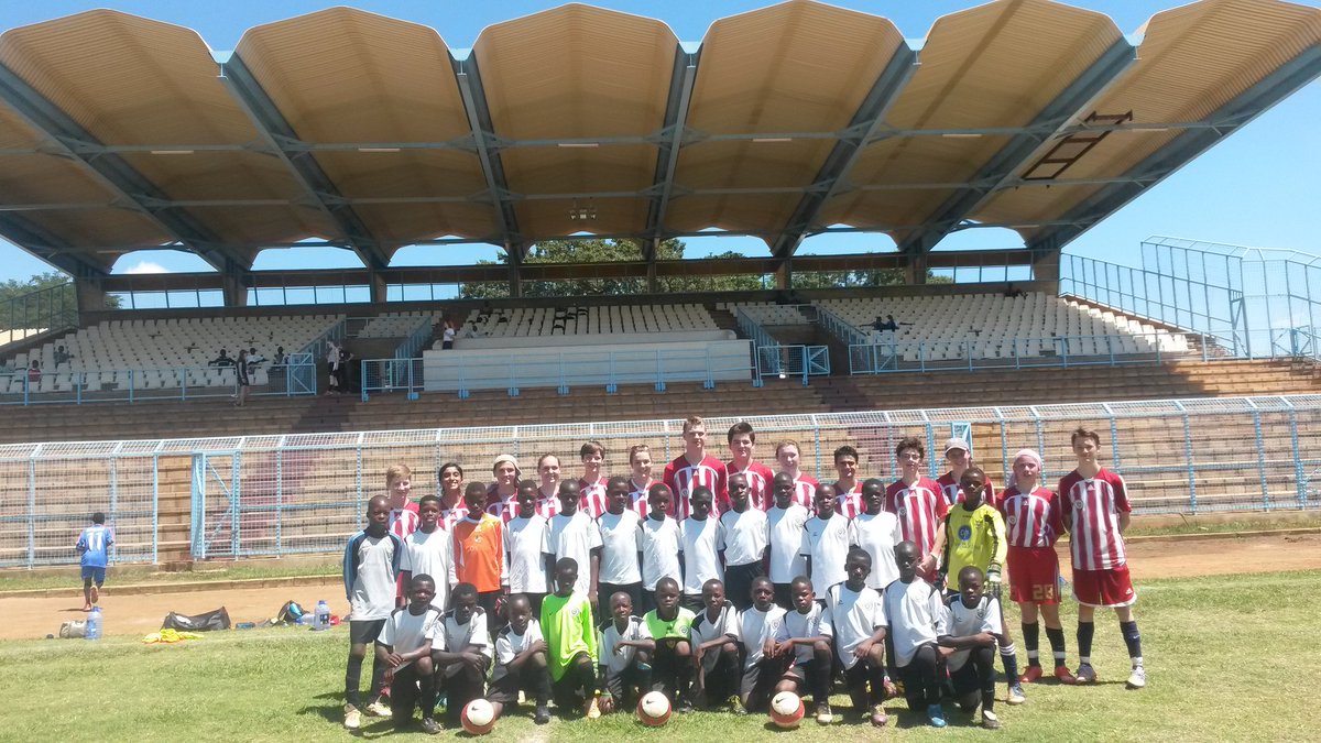 ascentsoccer's tweet photo. Chigoli Academy and FAIS after playing at Silver Stadium, Lilongwe today #changethegame https://t.co/AIxUecDQZt
