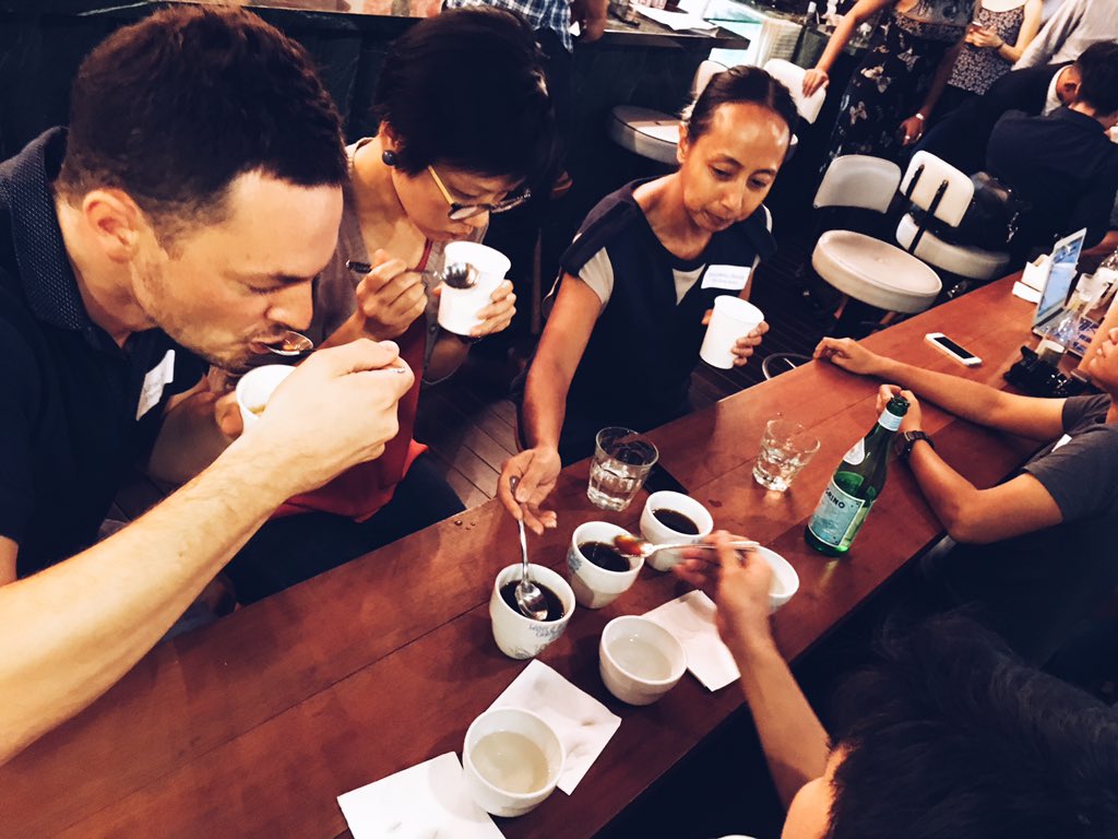 Tense deliberations at #round4 of #SGaeropresschamps2016 👀 #commonmancoffeeroasters <a href="/aero/">Aero® Chocolate</a>.press
