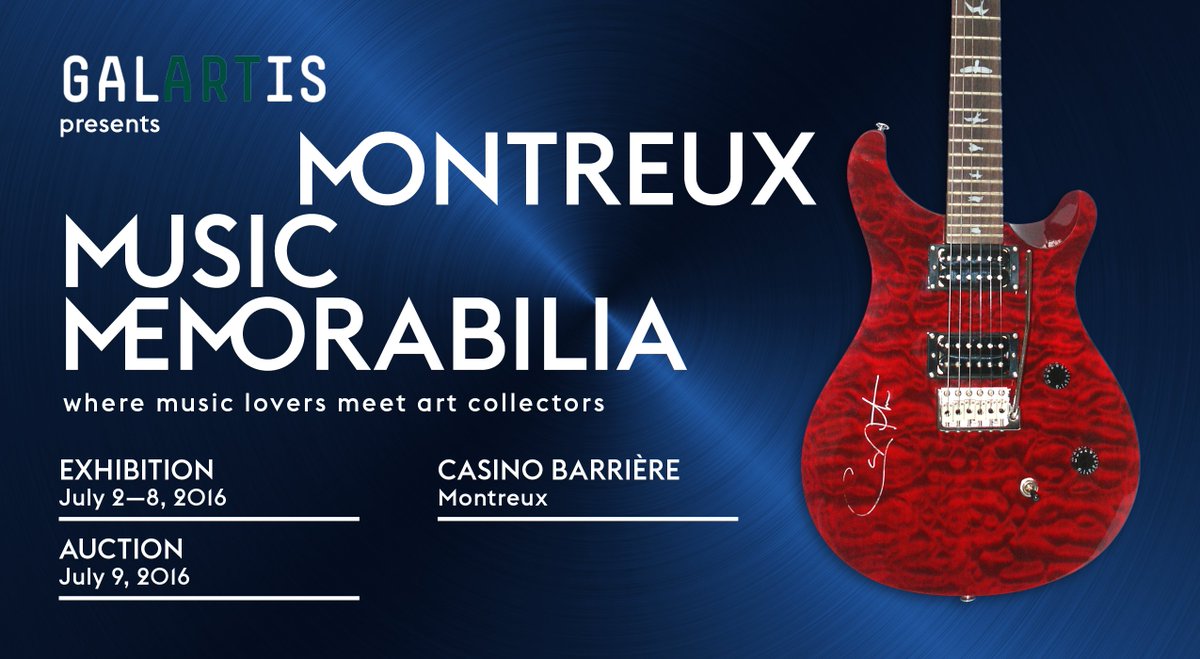 MontreuxJazz's tweet photo. A l'occasion du #MJF50, @GALARTIS vous invite à découvrir Montreux Music Memorabilia: https://t.co/fIVpeDrHJ4 https://t.co/y4g2G8jjG3