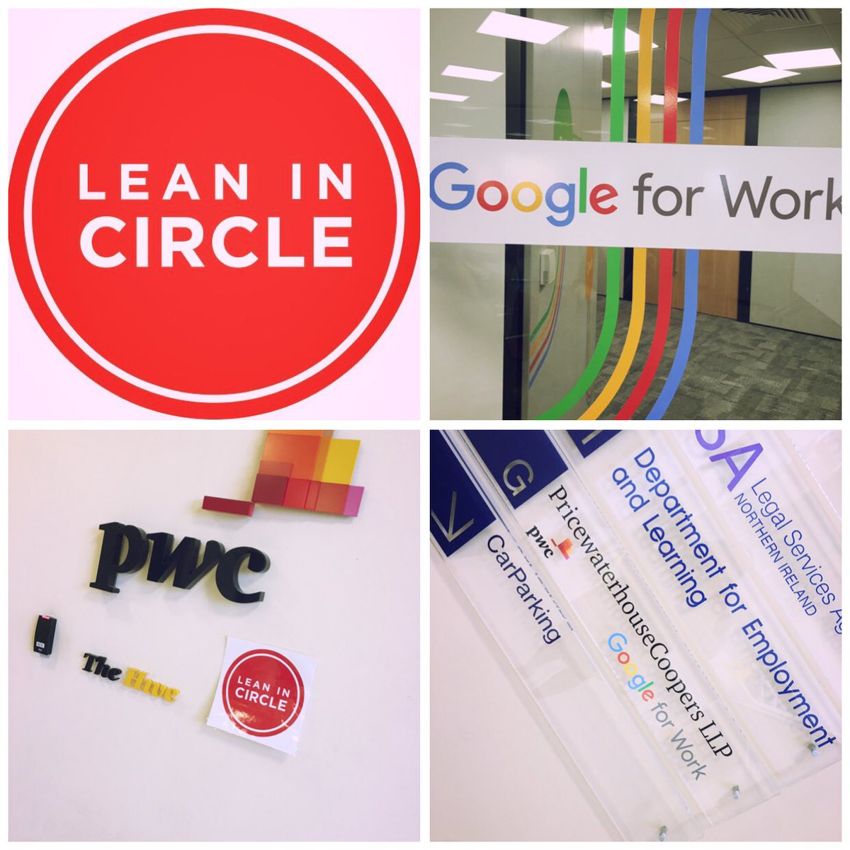 LeanInBelfast's tweet image. Getting ready to kick off @PwC_NI @LeanInOrg Tnx @anialytics 4the space! #leanin #leanintogether @google #googlelab