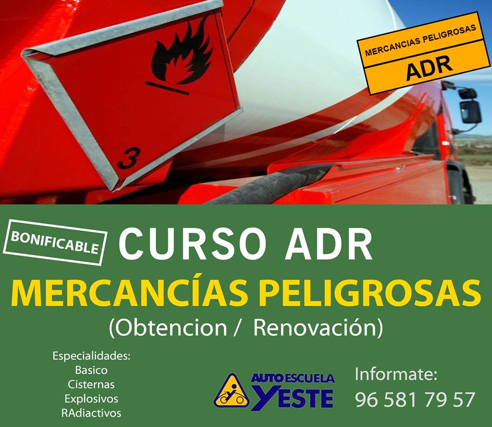 Villenared's tweet image. CURSO ADR- MERCANCIAS PELIGROSAS - goo.gl/nqB82u