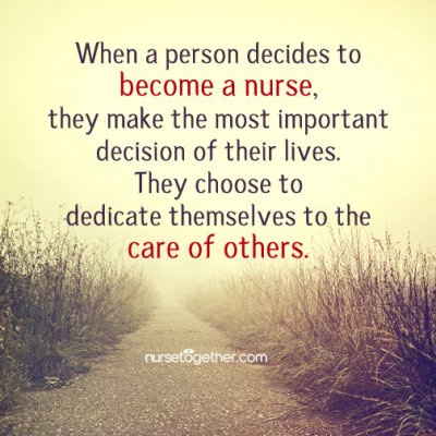QuotesforNurses's tweet photo. When a person decides to...

#Nurses #NurseLife #ProudNurse https://t.co/cVC3rpvjBl