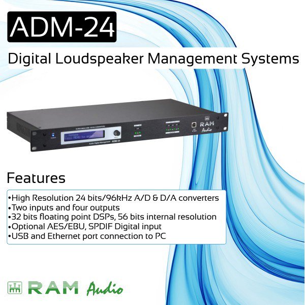 AudioAmplifiers's tweet image. #24bits96kHz Digital Loudspeaker Management System. #RAMAudio #proaudio #prosound #DSP bit.ly/1ZMV3rO