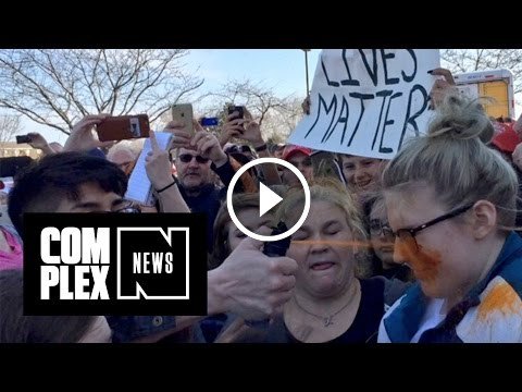 Charliechofie's tweet photo. 15-Year-Old Girl Groped, Pepper-Sprayed at Trump Rally
 https://t.co/JHuoYjDVd7 #Trump #Pittsburgh https://t.co/3TeTUenVK7