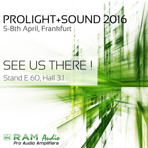 AudioAmplifiers's tweet image. RAM Audio at #ProLightSound2016, @pls_frankfurt #AudioAmplifiers #DSP
ramaudio.com