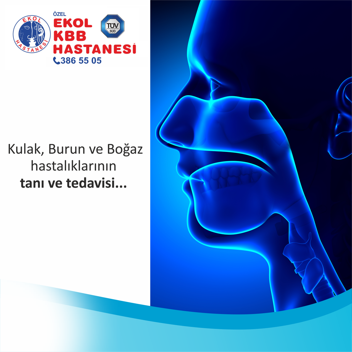 bazekolsaglik's tweet photo. Ekol KBB Hastanesi'nde Kulak, Burun ve Boğaz hastalıklarının tanı ve tedavisi gerçekleştirilmektedir. https://t.co/wyhrJ8M07K
