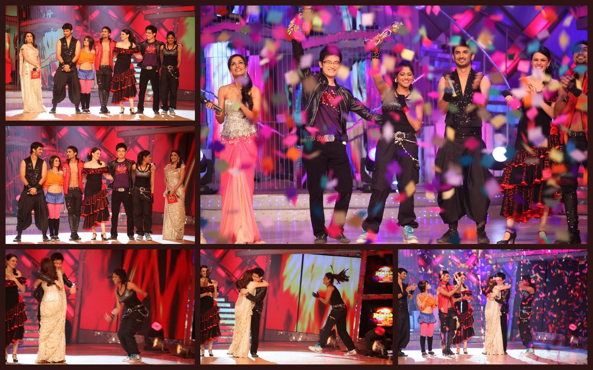MeiyangChang's tweet photo. No woman ever made me dance to her tunes like you did @marischaf ! 5 years since the #JhalakDikhhlaJaa victory 😘😍😎 https://t.co/ozUku9K2Pd