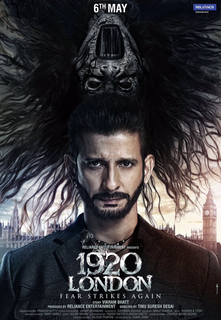 1920 London Official Poster starring Sharman Joshi, Meera Chopra