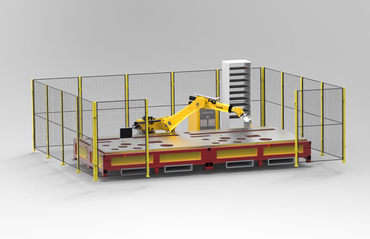 GFG_Robotics's tweet image. GFG BIG CUT, el robot pensado para las grandes chapas. Corta chapas de un espesor de hasta 150mm y medidas 8 x 3mts.