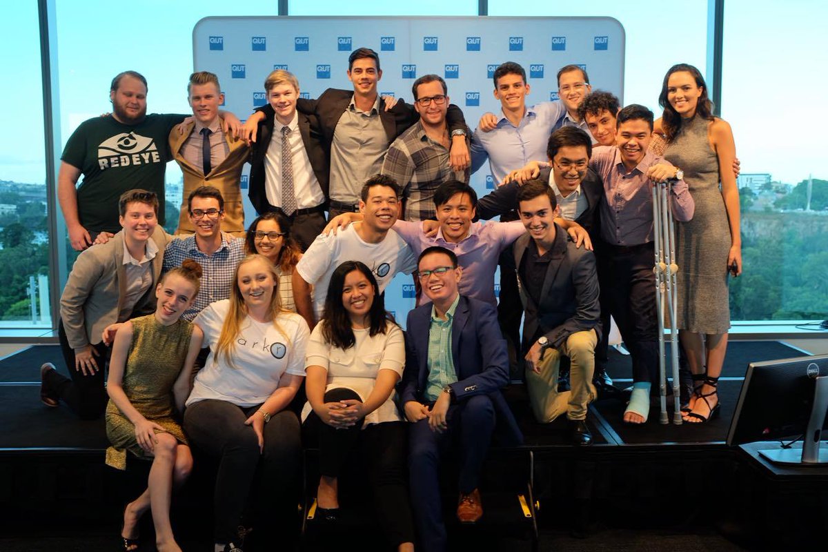 QUTStarters's tweet photo. We've made it to Showcase! Thank you to everyone involved! #brisbane #startuphatch #qut #qutstarters https://t.co/KWjrWSFrNi