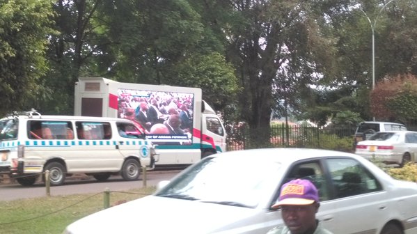 Thanks to <a href="/nbstv/">NBS Television</a> for making us follow #UgPetition16.This van is the thing