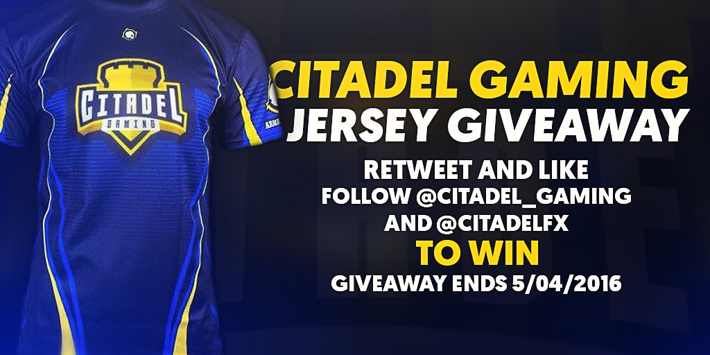 Citadel_Gaming's tweet photo. Kicking of celebrations as OPL Champions with a @Citadel_Gaming jersey #Giveaway! #CitadelFam #TowerOver https://t.co/ti6PV7nsDs