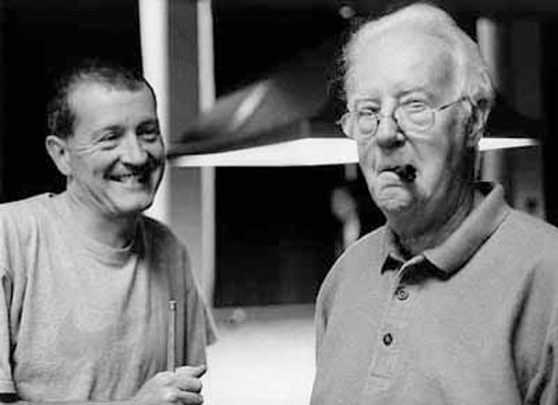 My favourite pic of Bill Davis with Steve, lovely guy. Thoughts with Steve and family #billdavis #snooker